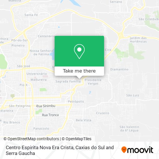 Centro Espirita Nova Era Crista map
