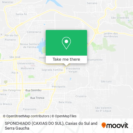 SPONCHIADO (CAXIAS DO SUL) map