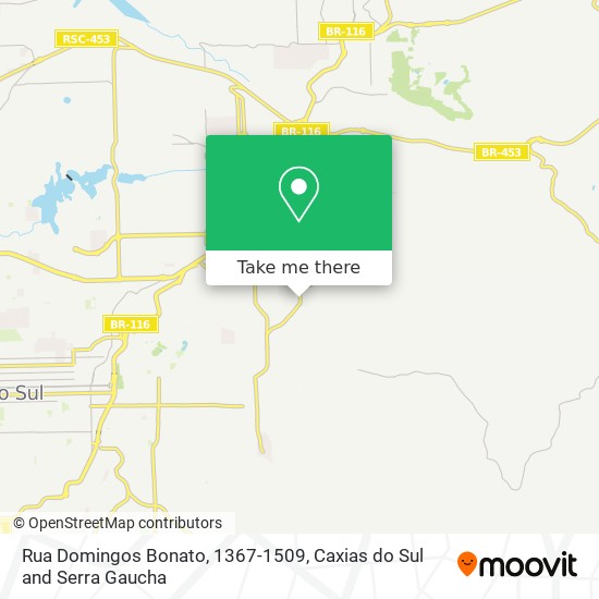 Rua Domingos Bonato, 1367-1509 map