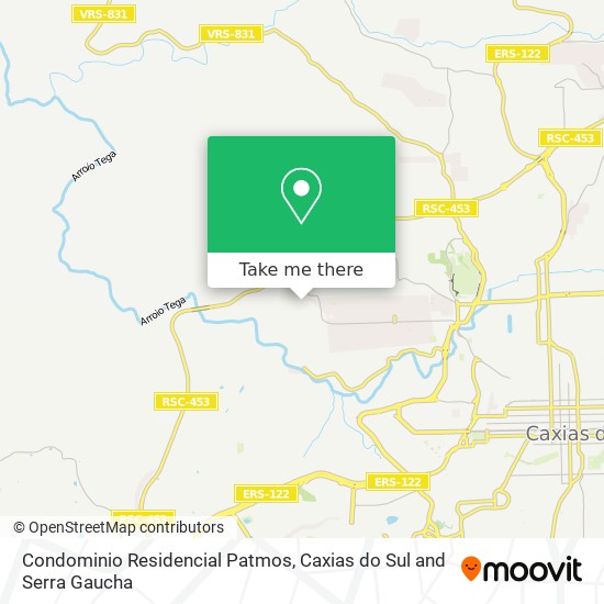 Condominio Residencial Patmos map