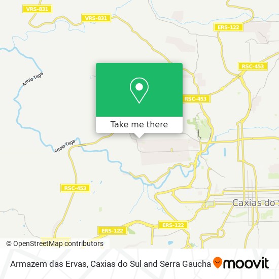 Armazem das Ervas map