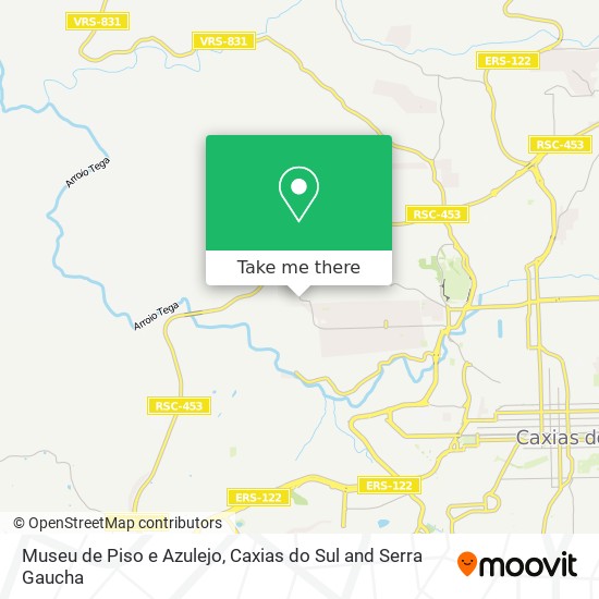 Museu de Piso e Azulejo map