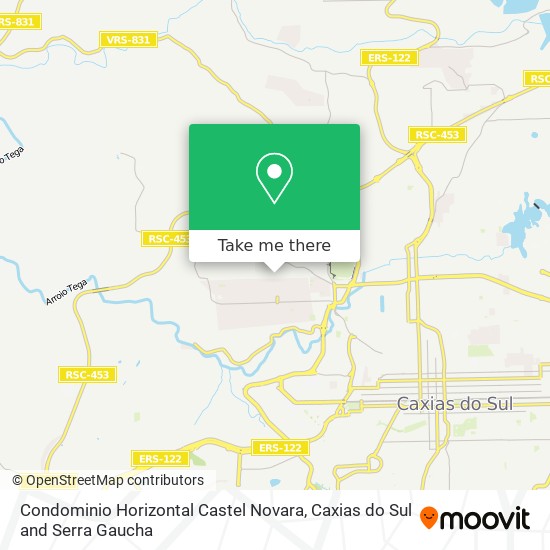 Condominio Horizontal Castel Novara map