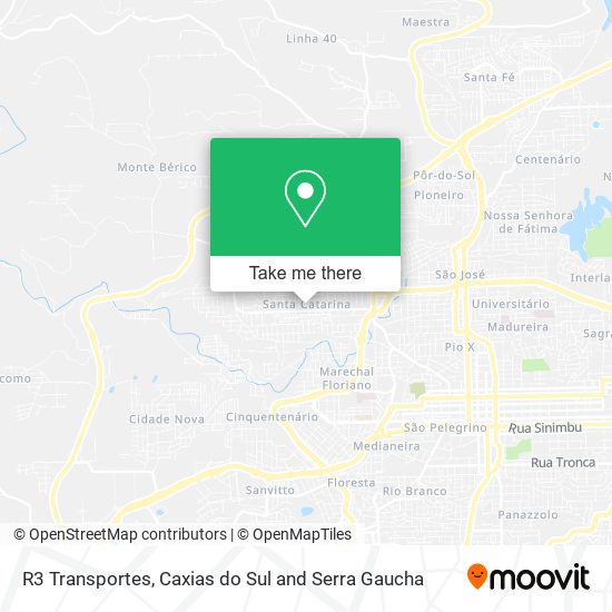 R3 Transportes map