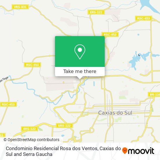 Condominio Residencial Rosa dos Ventos map