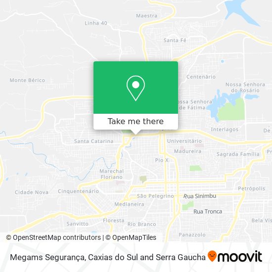 Megams Segurança map