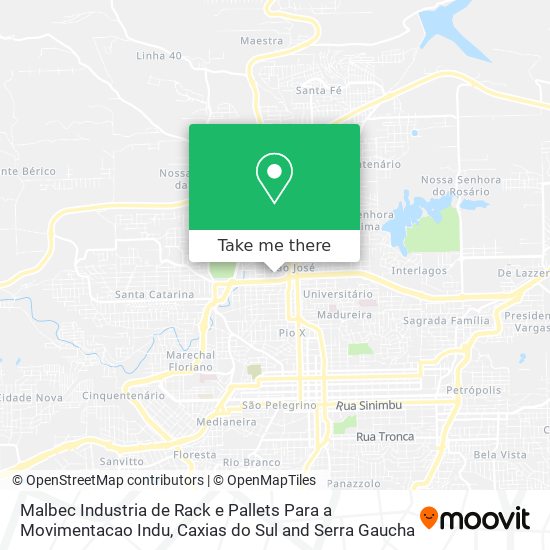 Mapa Malbec Industria de Rack e Pallets Para a Movimentacao Indu