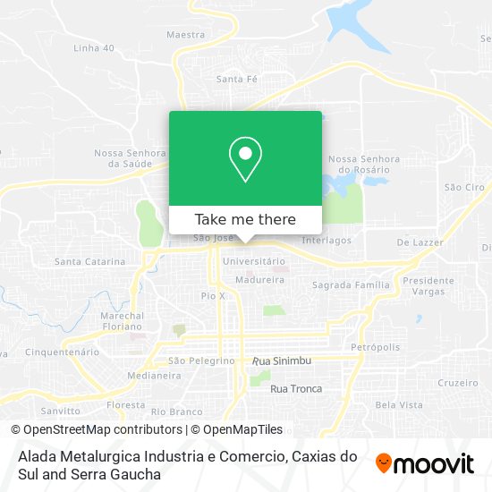 Alada Metalurgica Industria e Comercio map