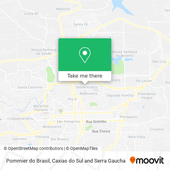 Pommier do Brasil map