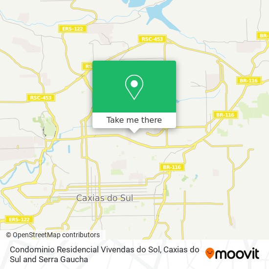 Condominio Residencial Vivendas do Sol map