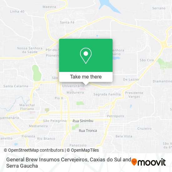 General Brew Insumos Cervejeiros map