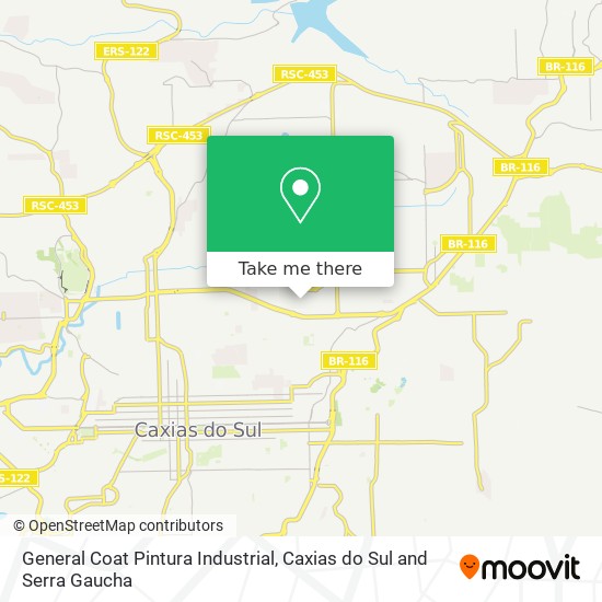 General Coat Pintura Industrial map