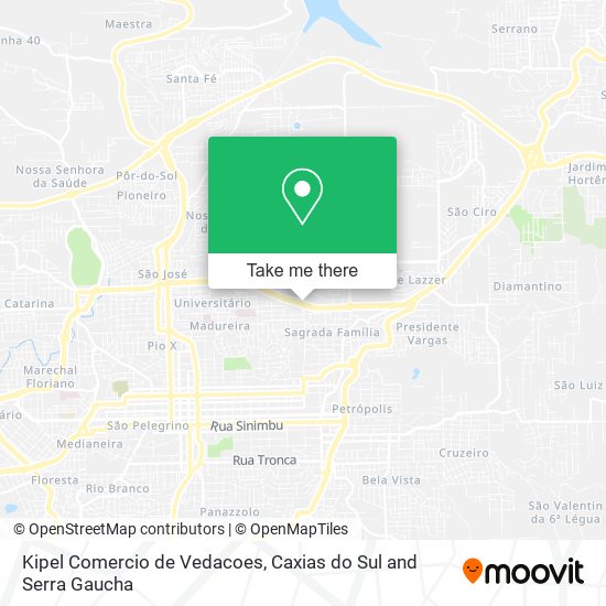 Kipel Comercio de Vedacoes map