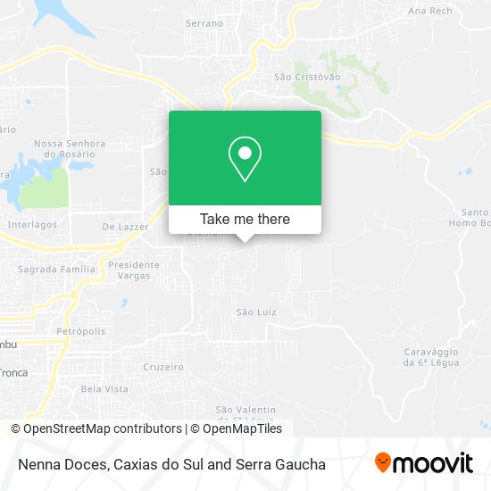 Nenna Doces map