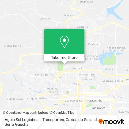 Aguia Sul Logistica e Transportes map