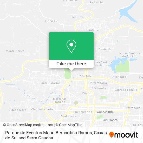 Parque de Eventos Mario Bernardino Ramos map