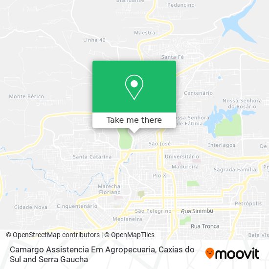 Camargo Assistencia Em Agropecuaria map