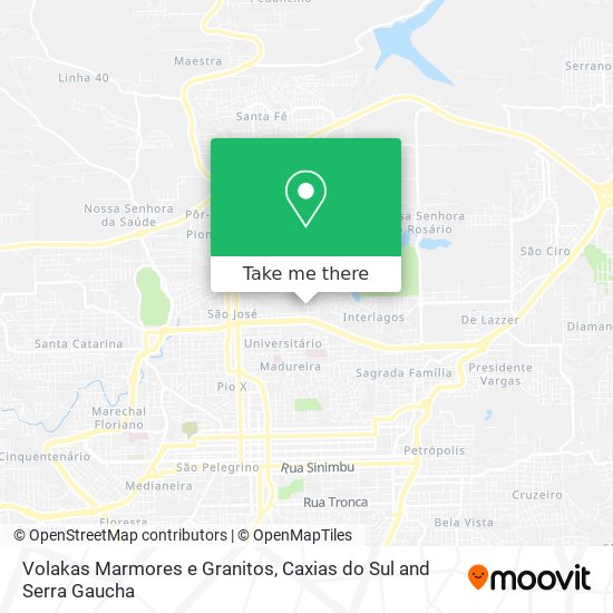 Volakas Marmores e Granitos map