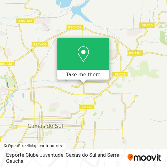 Esporte Clube Juventude map