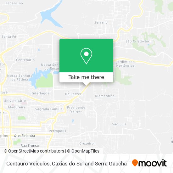 Centauro Veiculos map