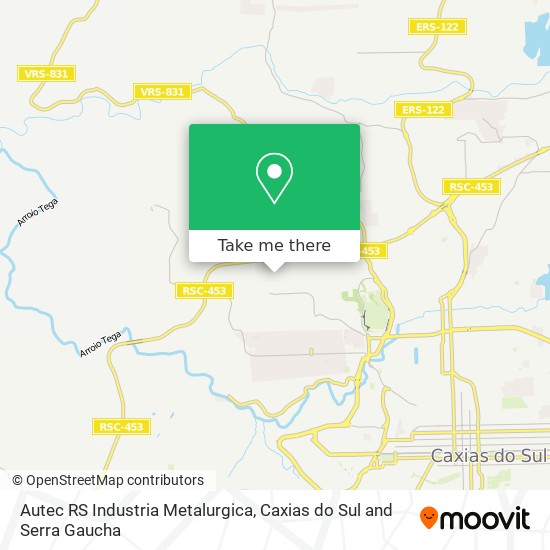 Autec RS Industria Metalurgica map