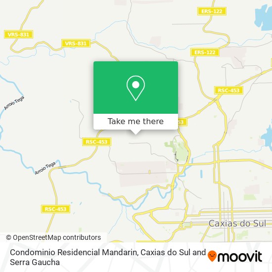 Condominio Residencial Mandarin map