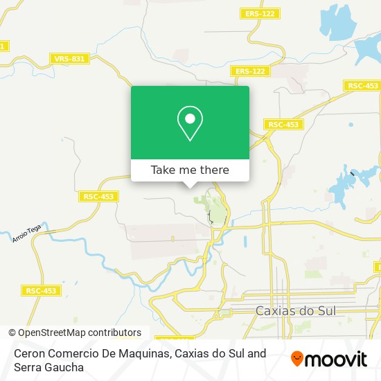 Ceron Comercio De Maquinas map