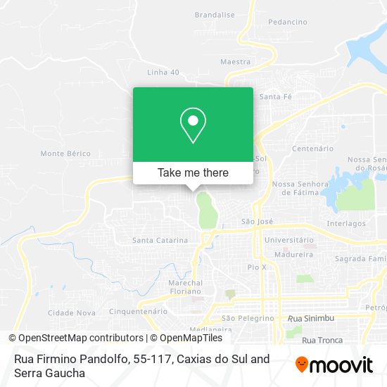 Rua Firmino Pandolfo, 55-117 map