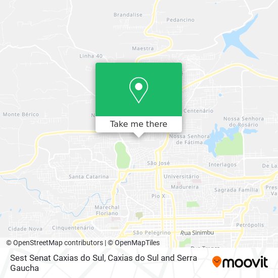 Sest Senat Caxias do Sul map
