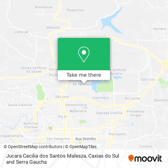 Jucara Cecilia dos Santos Malesza map