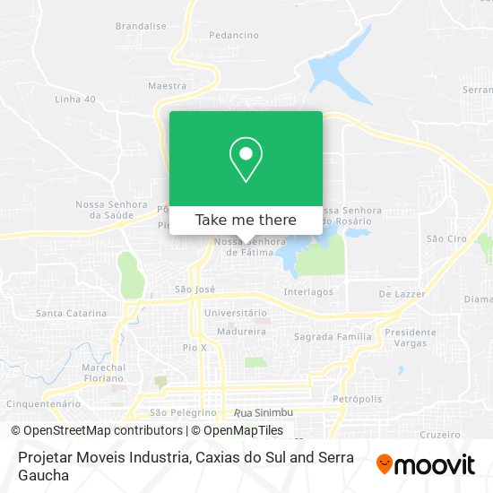 Projetar Moveis Industria map
