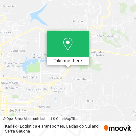 Kadex - Logistica e Transportes map
