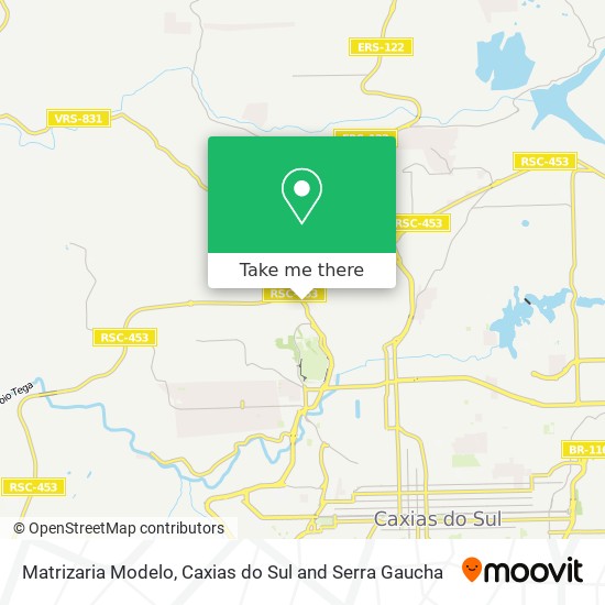 Matrizaria Modelo map