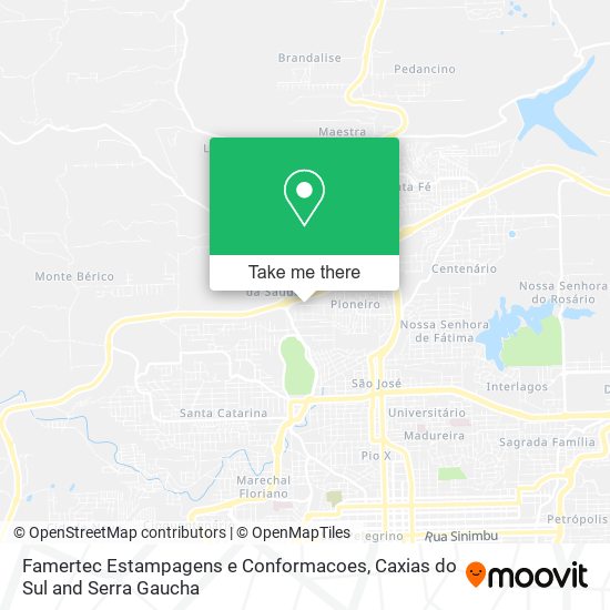 Famertec Estampagens e Conformacoes map