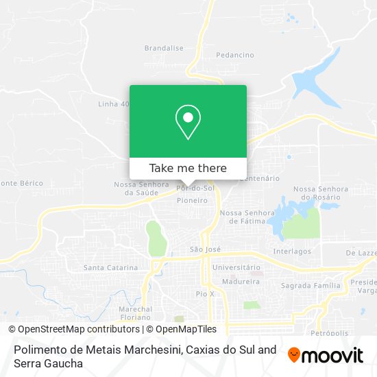 Polimento de Metais Marchesini map