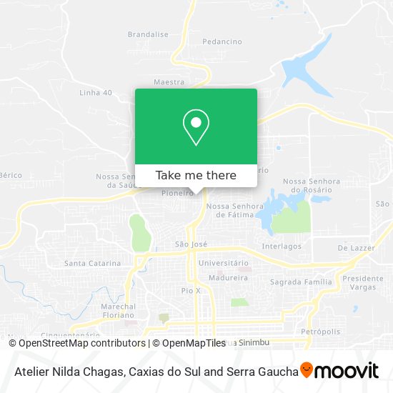 Atelier Nilda Chagas map