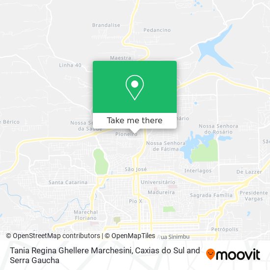 Tania Regina Ghellere Marchesini map