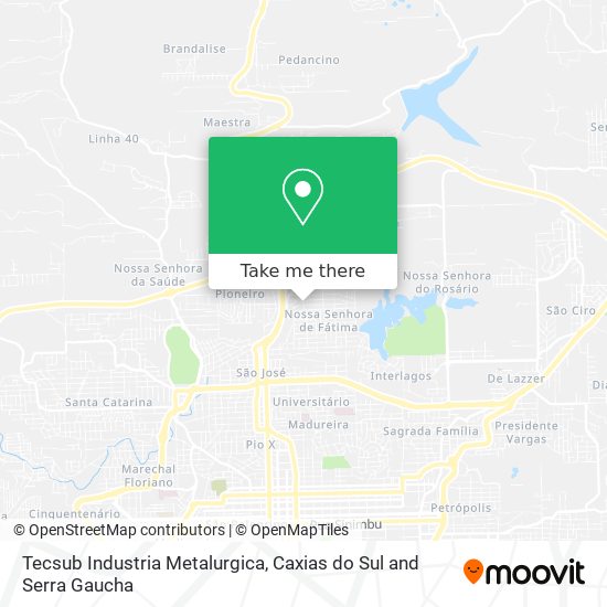 Mapa Tecsub Industria Metalurgica