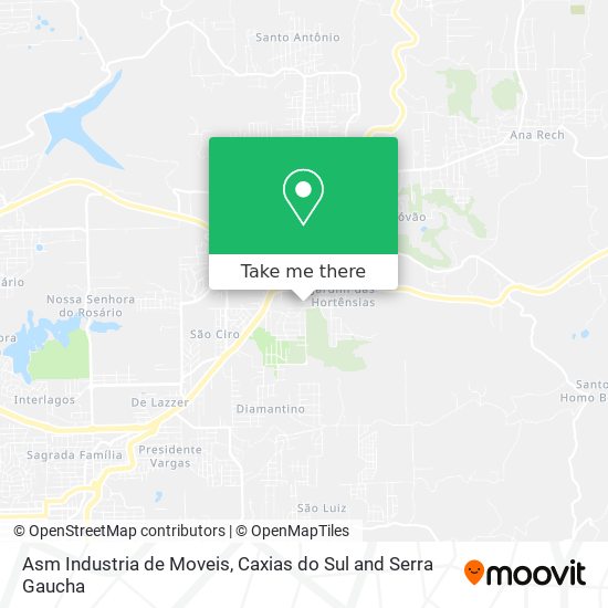 Mapa Asm Industria de Moveis