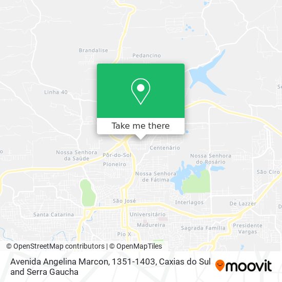 Avenida Angelina Marcon, 1351-1403 map