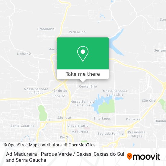 Ad Madureira - Parque Verde / Caxias map
