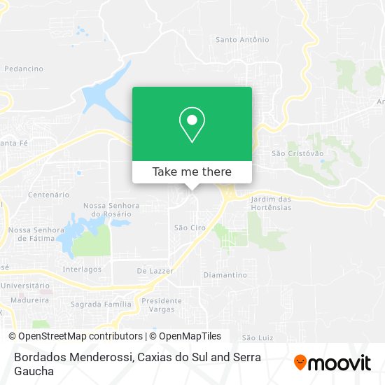 Bordados Menderossi map