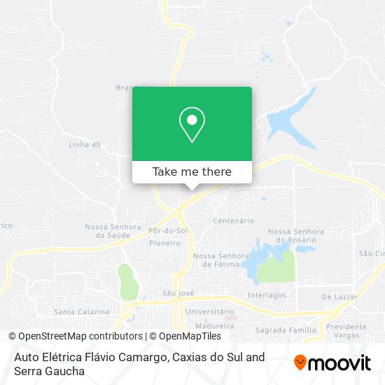 Auto Elétrica Flávio Camargo map