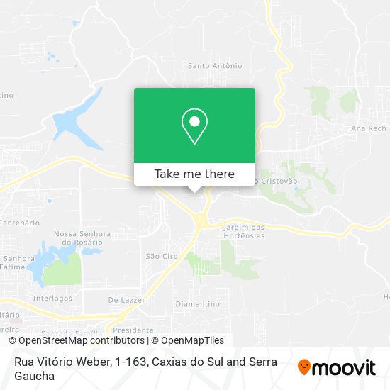 Rua Vitório Weber, 1-163 map