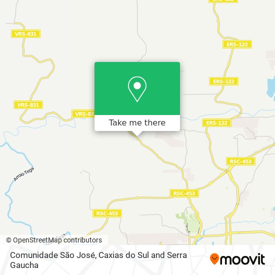 Comunidade São José map