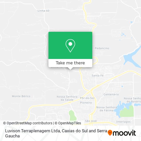 Luvison Terraplenagem Ltda map