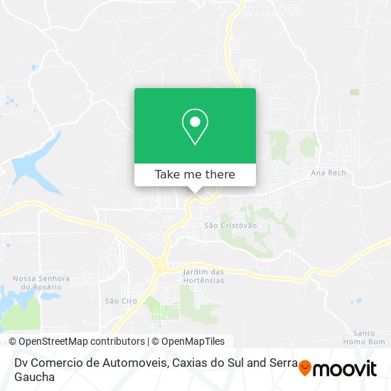 Dv Comercio de Automoveis map