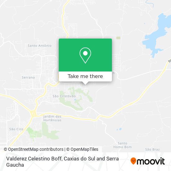 Valderez Celestino Boff map