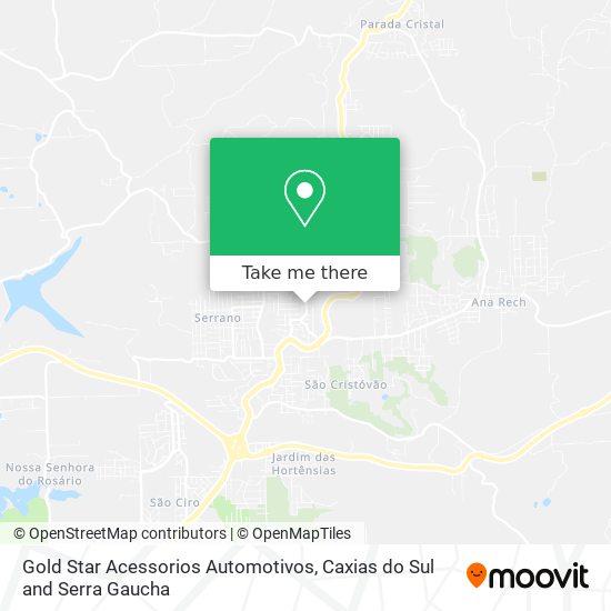 Gold Star Acessorios Automotivos map