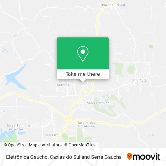 Eletrônica Gaúcho map